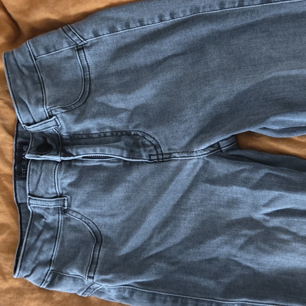 FITJEANS Gray Flare & Wide Leg Jeans